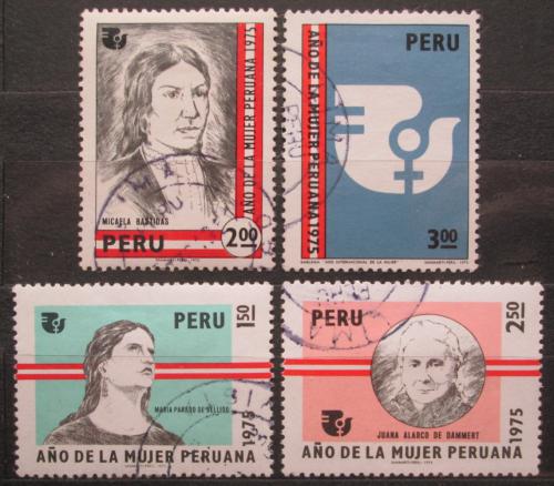 Poštové známky Peru 1975 Medzinárodný rok žen Mi# 996-99