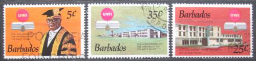 Potov znmky Barbados 1973 Zpadoindick univerzita Mi# 357-59 - zvi obrzok