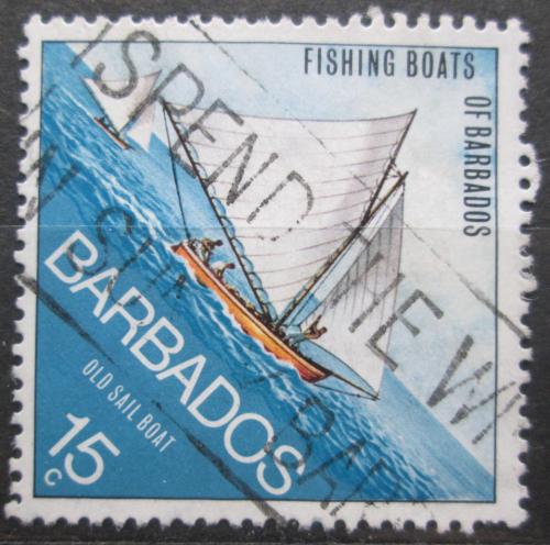 Potov znmka Barbados 1974 Plachetnice Mi# 361 - zvi obrzok