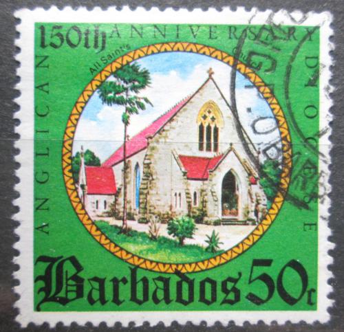 Potovn znmka Barbados 1975 Kostel Mi# 391