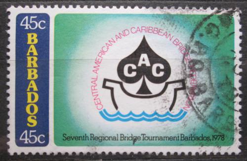 Poštová známka Barbados 1978 Bridge Mi# 446