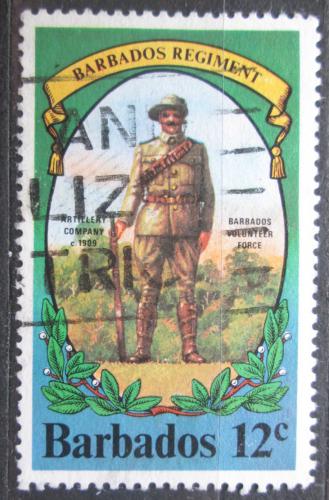 Poštová známka Barbados 1980 Voják Mi# 498