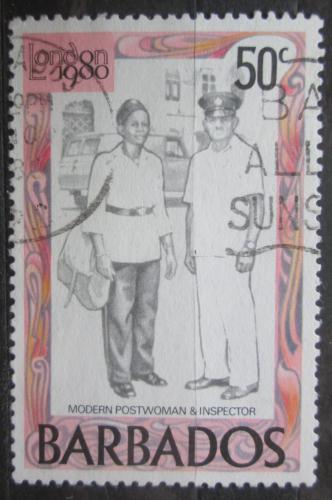 Poštová známka Barbados 1980 Poštovní úøedníci Mi# 512