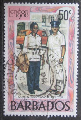 Poštová známka Barbados 1980 Poštovní úøedníci Mi# 513