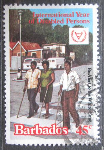 Poštová známka Barbados 1981 Medzinárodný rok postižených Mi# 525