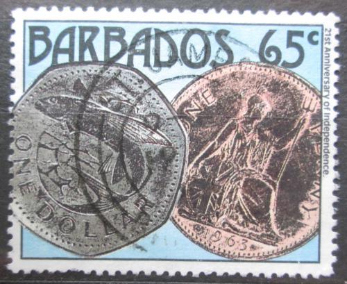 Poštová známka Barbados 1987 Mince Mi# 689