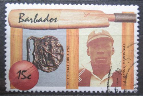 Poštová známka Barbados 1988 E. A. Martindale, kriket Mi# 692