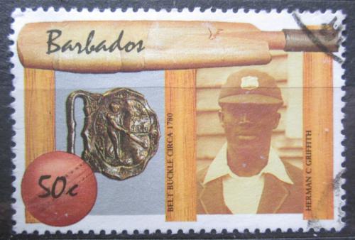 Poštová známka Barbados 1988 Herman C. Griffith, kriket Mi# 694