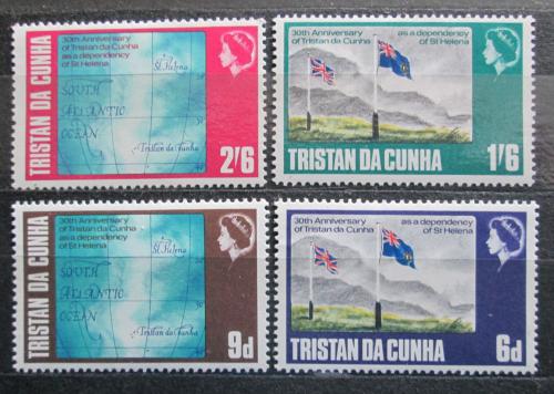 Poštové známky Tristan da Cunha 1968 Pøiøazení ke kolonii Sv. Helena Mi# 120-23