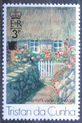 Poštová známka Tristan da Cunha 1976 Umenie, Roland Svensson Mi# 209