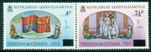 Poštové známky Tristan da Cunha 1977 Krá¾ovna Alžbeta II. Mi# 220-21 Kat 6€