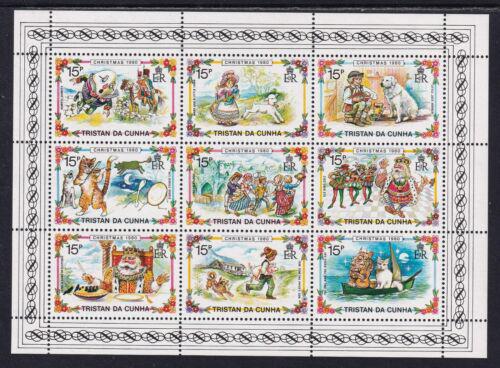 Poštové známky Tristan da Cunha 1980 Vianoce Mi# 284-92