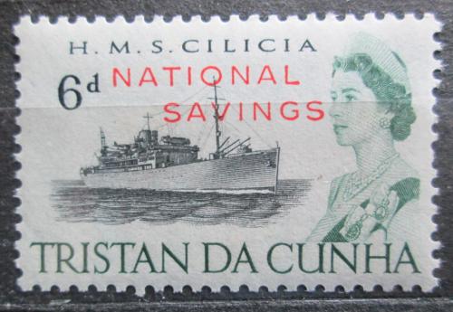 Poštová známka Tristan da Cunha 1970 Loï Cilicia pretlaè, fiskální Mi# 1