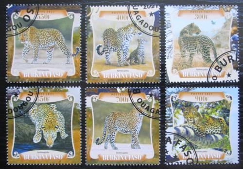 Poštové známky Burkina Faso 2021 Levhart skvrnitý Mi# Mi# N/N