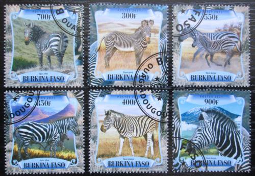 Poštové známky Burkina Faso 2021 Zebry Mi# Mi# N/N