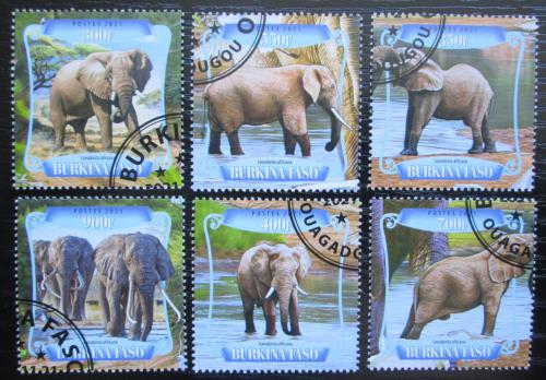 Poštové známky Burkina Faso 2021 Slony Mi# Mi# N/N