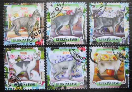 Poštové známky Burkina Faso 2021 Maèky Mi# Mi# N/N