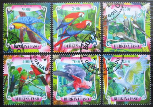 Poštové známky Burkina Faso 2021 Papagáje Mi# Mi# N/N