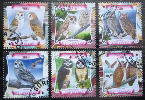 Poštové známky Burkina Faso 2021 Sovy Mi# Mi# N/N