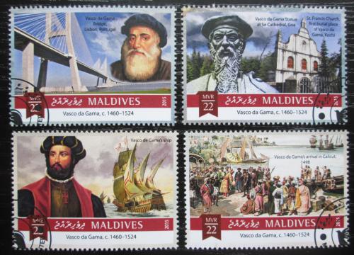 Potov znmky Maldivy 2015 Vasco da Gama Mi# 5850-53 Kat 11