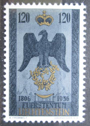 Potov znmka Lichtentajnsko 1956 Heraldick orol Mi# 347 Kat 16  - zvi obrzok