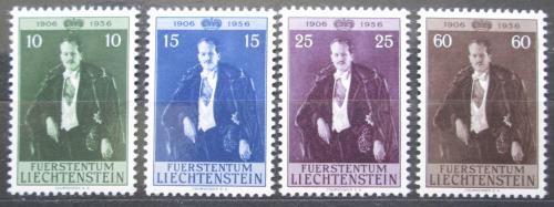 Poštové známky Lichtenštajnsko 1956 Princ František Josef II. Mi# 348-51 Kat 25€