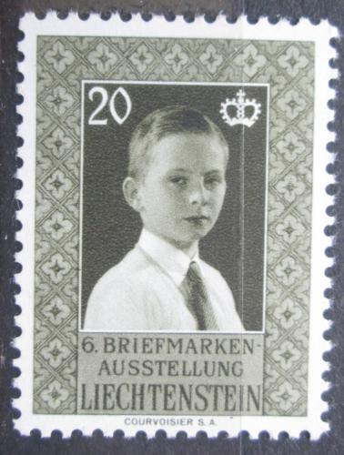 Poštová známka Lichtenštajnsko 1956 Princ Hans-Adam Mi# 352 Kat 5€