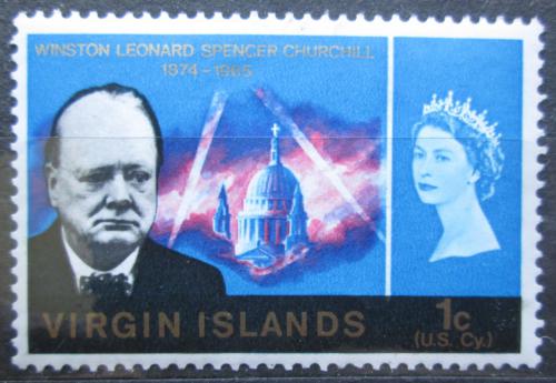 Poštová známka Britské Panenské ostrovy 1966 Winston Churchill Mi# 159
