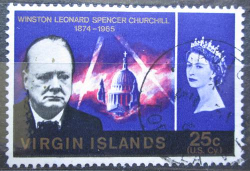 Poštová známka Britské Panenské ostrovy 1966 Winston Churchill Mi# 162