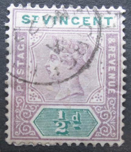 Poštová známka Svätý Vincent 1899 Krá¾ovna Viktória Mi# 44