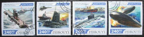 Poštové známky Džibutsko 2017 Ponorky Mi# 1593-96 Kat 10€
