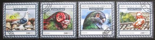 Poštové známky Džibutsko 2017 Holubi Mi# 1987-90 Kat 10€