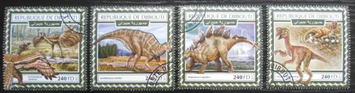 Poštové známky Džibutsko 2017 Dinosaury Mi# 1977-80 Kat 10€