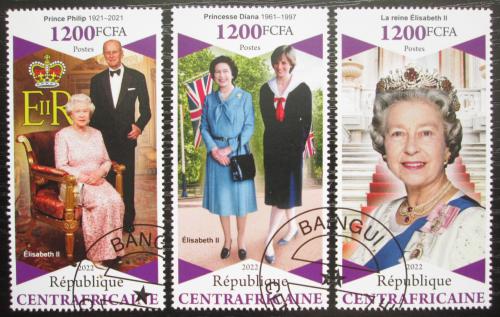 Poštové známky SAR 2022 Krá¾ovna Alžbeta II. Mi# N/N