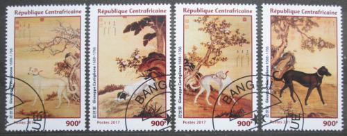 Poštové známky SAR 2017 Umenie, Giuseppe Castiglione Mi# 7455-58 Kat 16€
