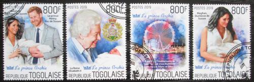 Poštové známky Togo 2019 Princ Harry a Meghan Markle Mi# N/N Kat 12€