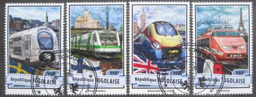 Poštové známky Togo 2017 Moderní lokomotívy Mi# 8009-12 Kat 14€