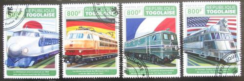 Poštové známky Togo 2017 Moderní lokomotívy Mi# 8249-52 Kat 13€