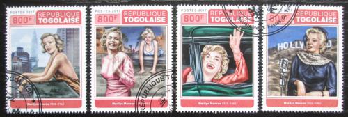 Poštové známky Togo 2017 Marilyn Monroe Mi# 8264-67 Kat 13€