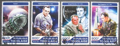 Poštové známky Togo 2017 Segej Koroljev Mi# 8119-22 Kat 13€