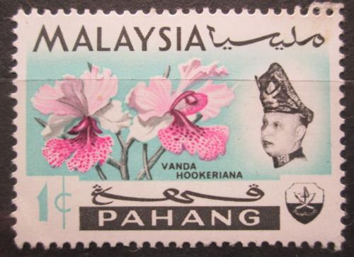 Poštová známka Malajsie Pahang 1965 Orchidej, Vanda hookeriana Mi# 76