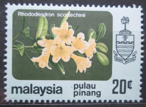 Poštová známka Malajsie Pulau Pinang 1979 Rhododendron scortechinii Mi# 85