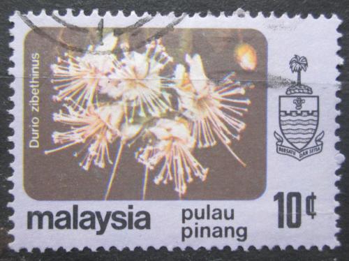 Poštová známka Malajsie Pulau Pinang 1979 Durian cibetkový Mi# 83
