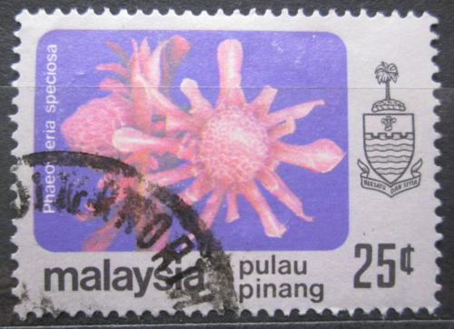 Potov znmka Malajsie Pulau Pinang 1979 Phaeomeria speciosa Mi# 86
