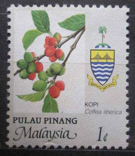 Poštová známka Malajsie Pulau Pinang 1986 Káva Mi# 94