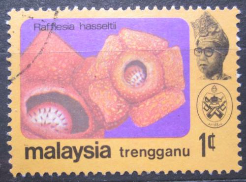 Potov znmka Malajsie Trengganu 1979 Rafflesia hasseltii Mi# 104