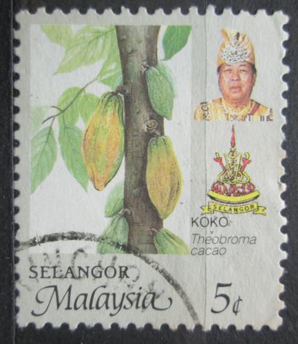 Poštová známka Malajsie Selangor 1986 Kakao Mi# 131
