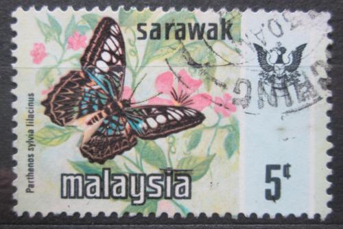 Poštová známka Malajsie Sarawak 1971 Parthenos sylevya lilacinus Mi# 221