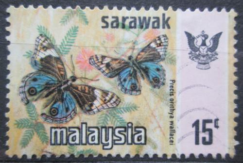 Poštová známka Malajsie Sarawak 1971 Precis orithya wallacei Mi# 224