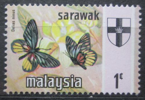 Poštová známka Malajsie Sarawak 1971 Delias ninus Mi# 219